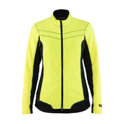 Blaklader Women's Micro Fleece Jacket 4924 #colour_hi-vis-yellow-black