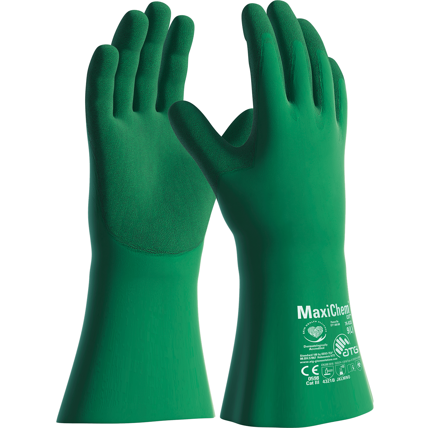 Maxichem Cut With Tritech NBR 35Cm Gauntlet