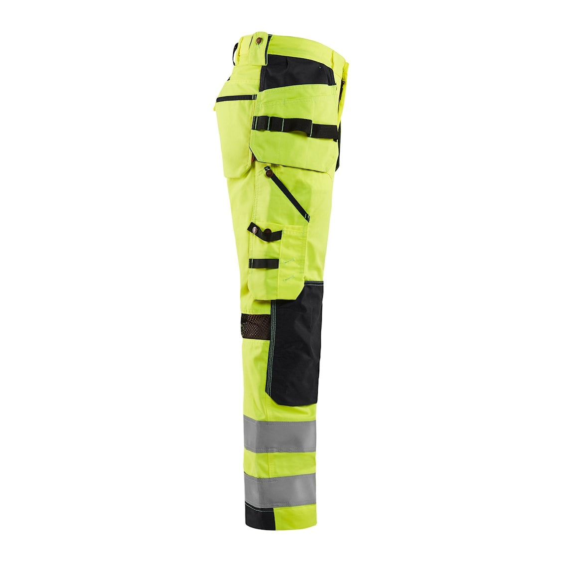Blaklader Ventilated Hi-Vis Trousers 1565 #colour_hi-vis-yellow-black