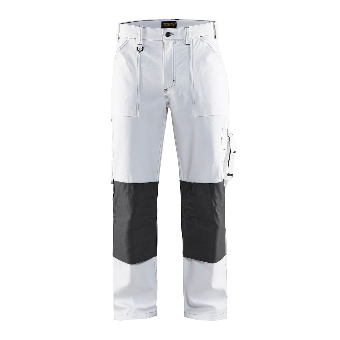 Blaklader Paint Trousers 1091 #colour_white-dark-grey