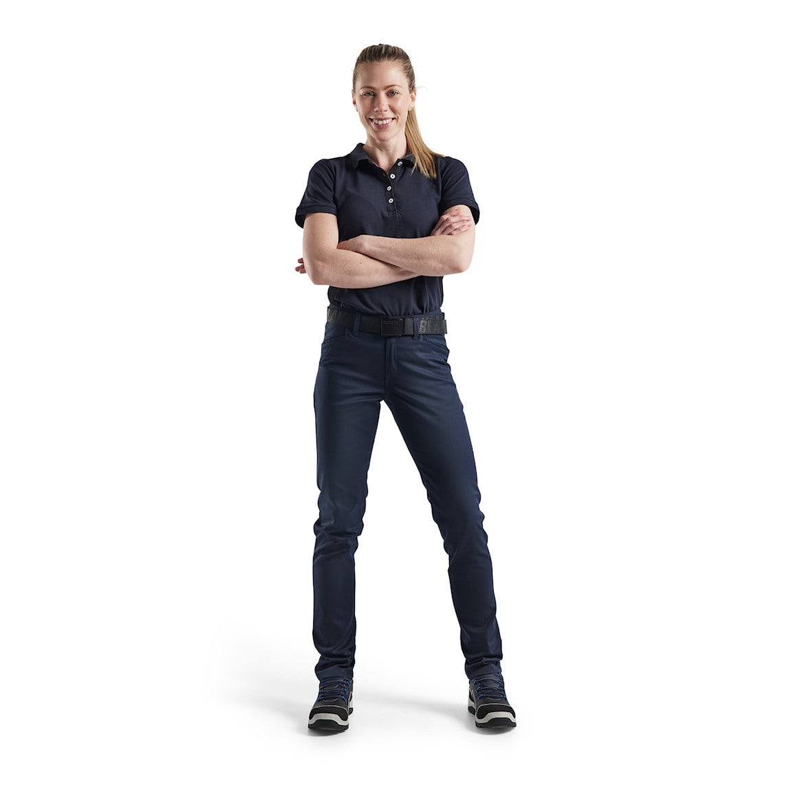 Blaklader Women's Chinos 2-Way Stretch 7165 #colour_dark-navy-blue
