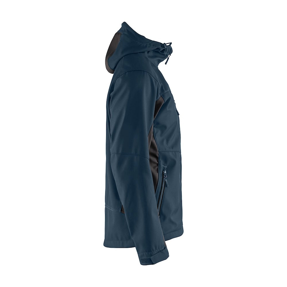 Blaklader Softshell Jacket with Hood 4753 #colour_dark-navy-black