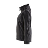 Blaklader Women's Softshell Jacket 4719 #colour_black-hi-vis-yellow