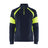 Blaklader Sweatshirt with Hi-Vis Panels 3550 #colour_navy-blue-hi-vis-yellow