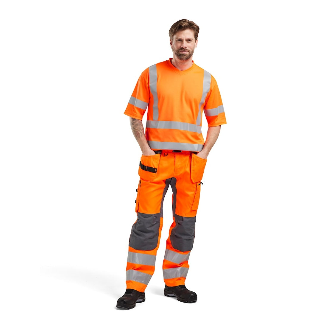 Blaklader Uv T-Shirt Hi-Vis 3380 #colour_orange