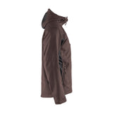 Blaklader Softshell Jacket with Hood 4753 #colour_brown-black