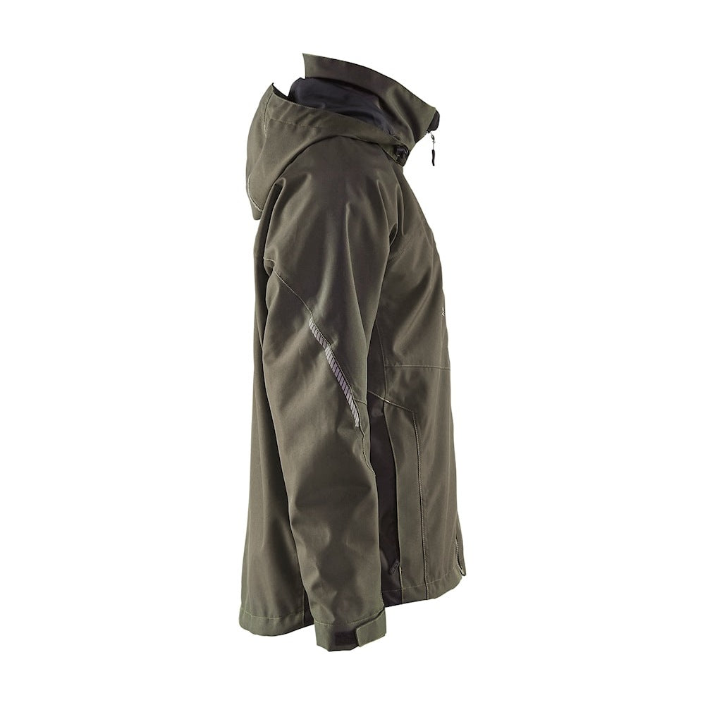 Blaklader Lightweight Lined Functional Jacket 4890 #colour_dark-olive-green-black