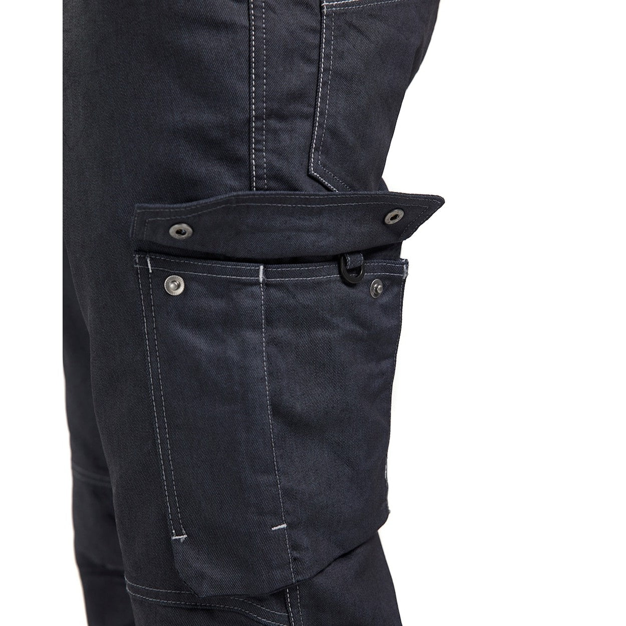 Blaklader Service Trousers Denim Stretch 1439 #colour_navy-blue