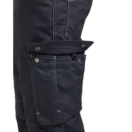 Blaklader Service Trousers Denim Stretch 1439 #colour_navy-blue