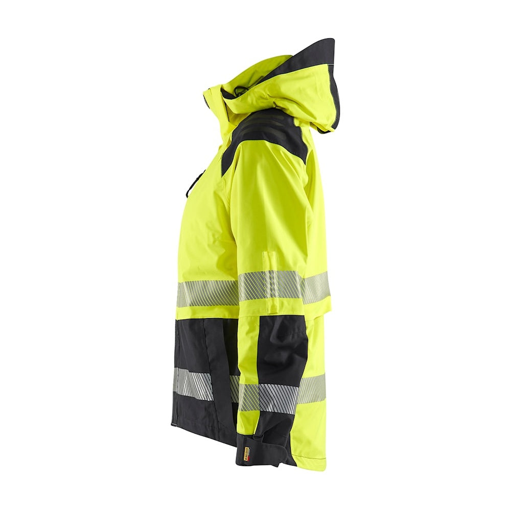 Blaklader Women's Shell Jacket Hi-Vis 4436 #colour_hi-vis-yellow-black