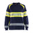 Blaklader Women's Hi-Vis Sweatshirt 3409 #colour_navy-blue-hi-vis-yellow