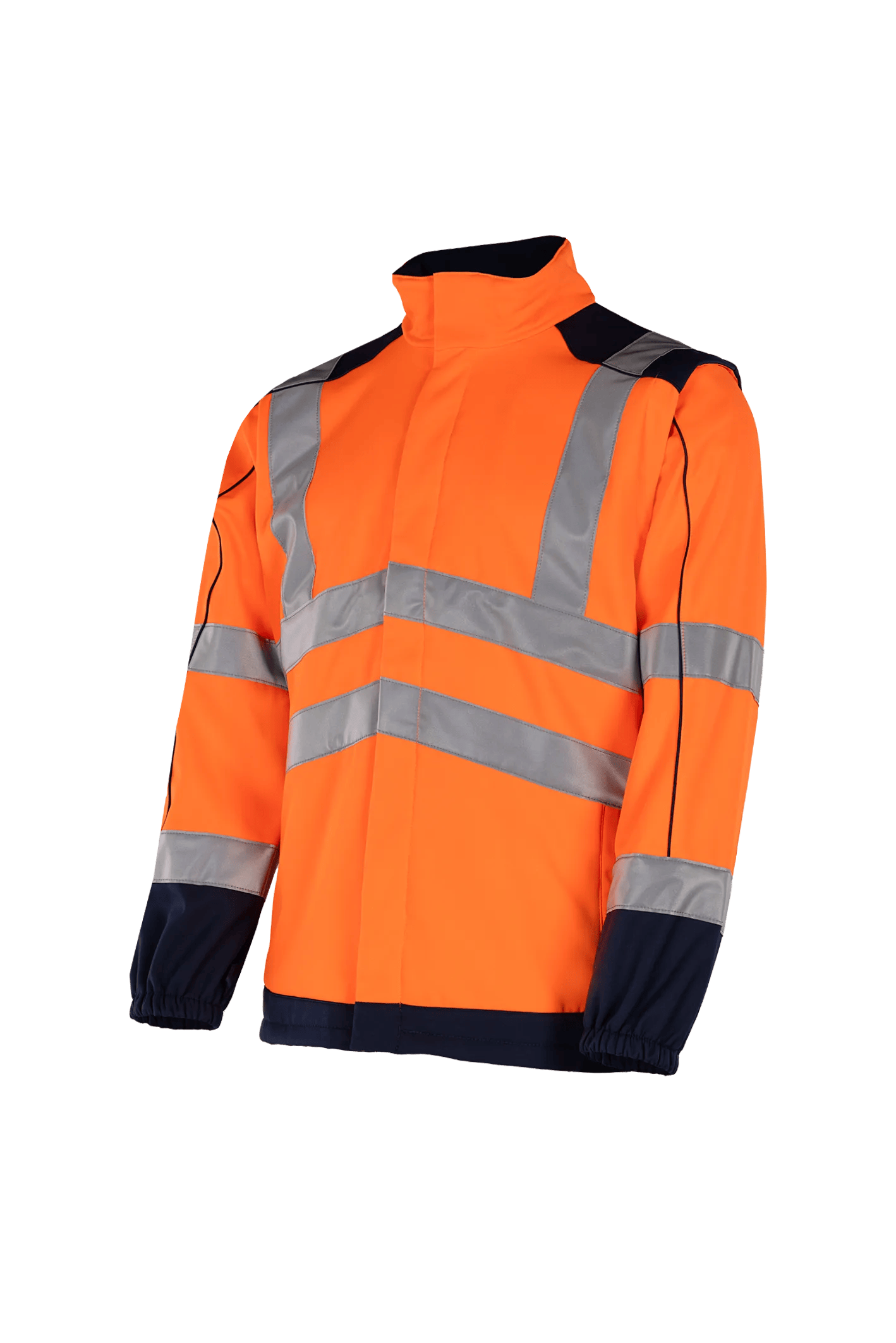 Sioen Drayton Hi-Vis Softshell Jacket With Detachable Sleeves