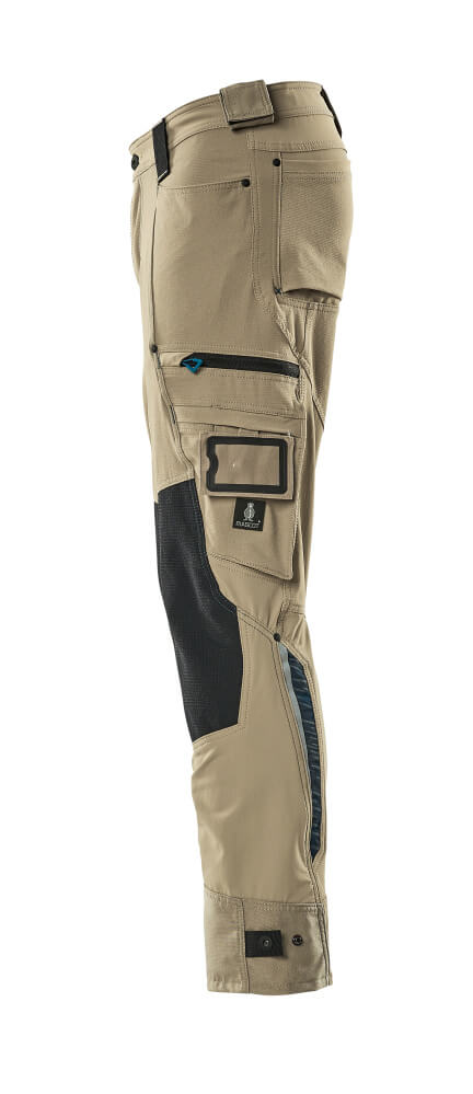 Mascot Advanced Trousers with Dyneema Kneepad Pockets - Light Khaki