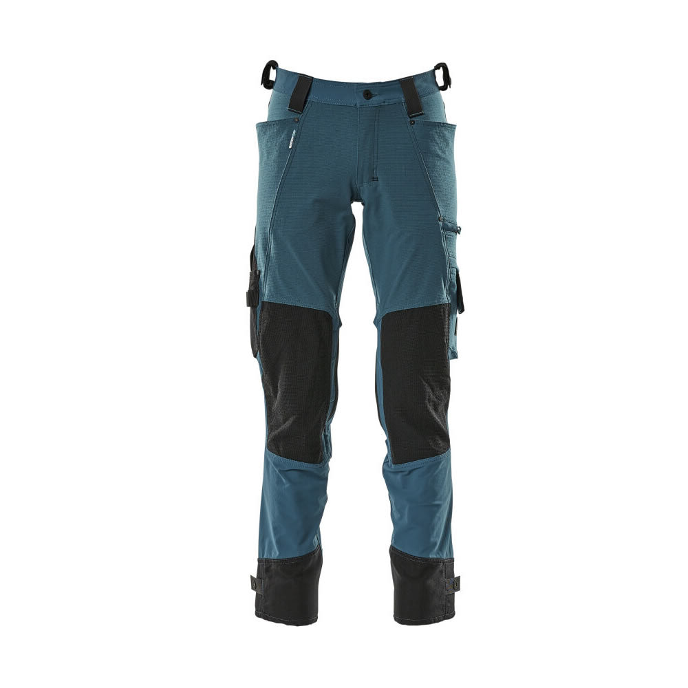 Mascot Advanced Trousers with Dyneema Kneepad Pockets - Dark Petroleum