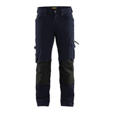 Blaklader Craftsman Trousers 4-Way Stretch without Nail Pockets X1900 1989