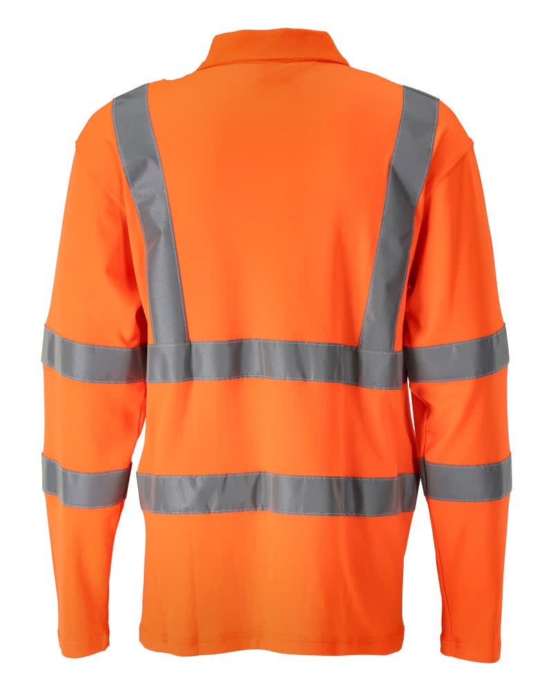 Mascot Safe Classic Polo Shirt, Long-Sleeved 18283