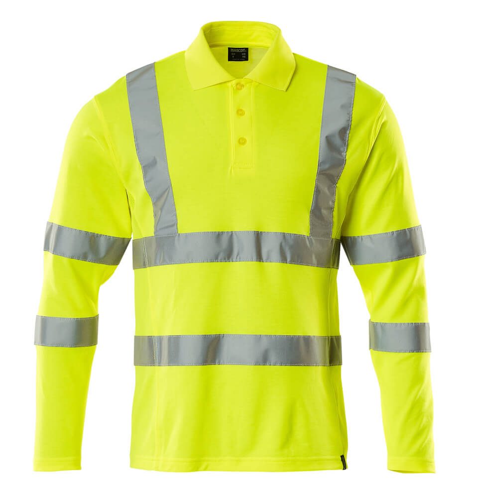 Mascot Safe Classic Polo Shirt, Long-Sleeved 18283