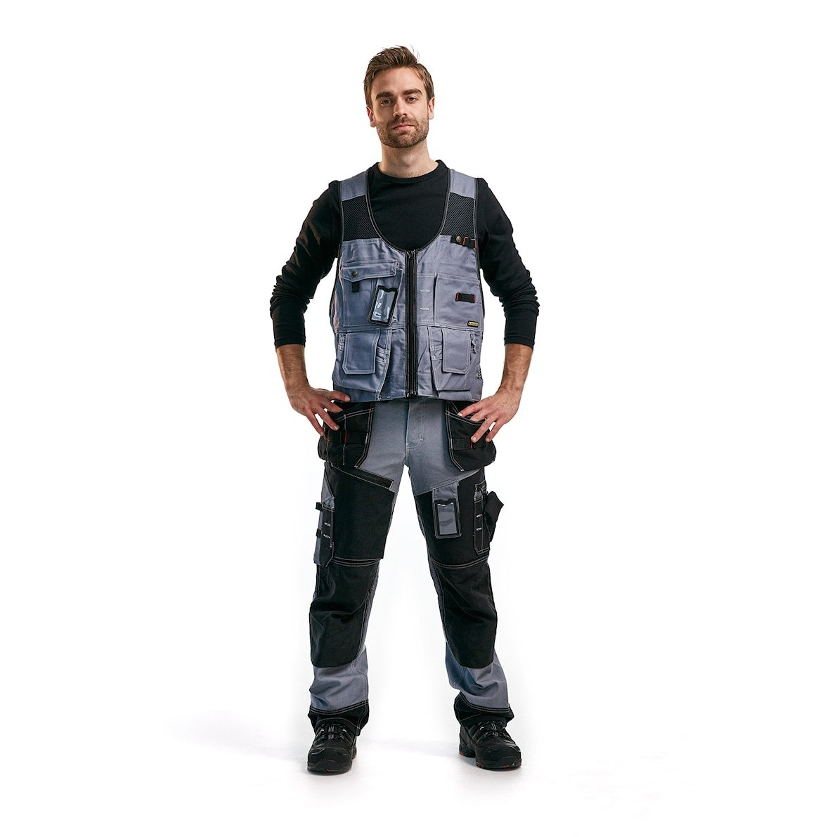 Blaklader Waistcoat 3100 #colour_grey-black