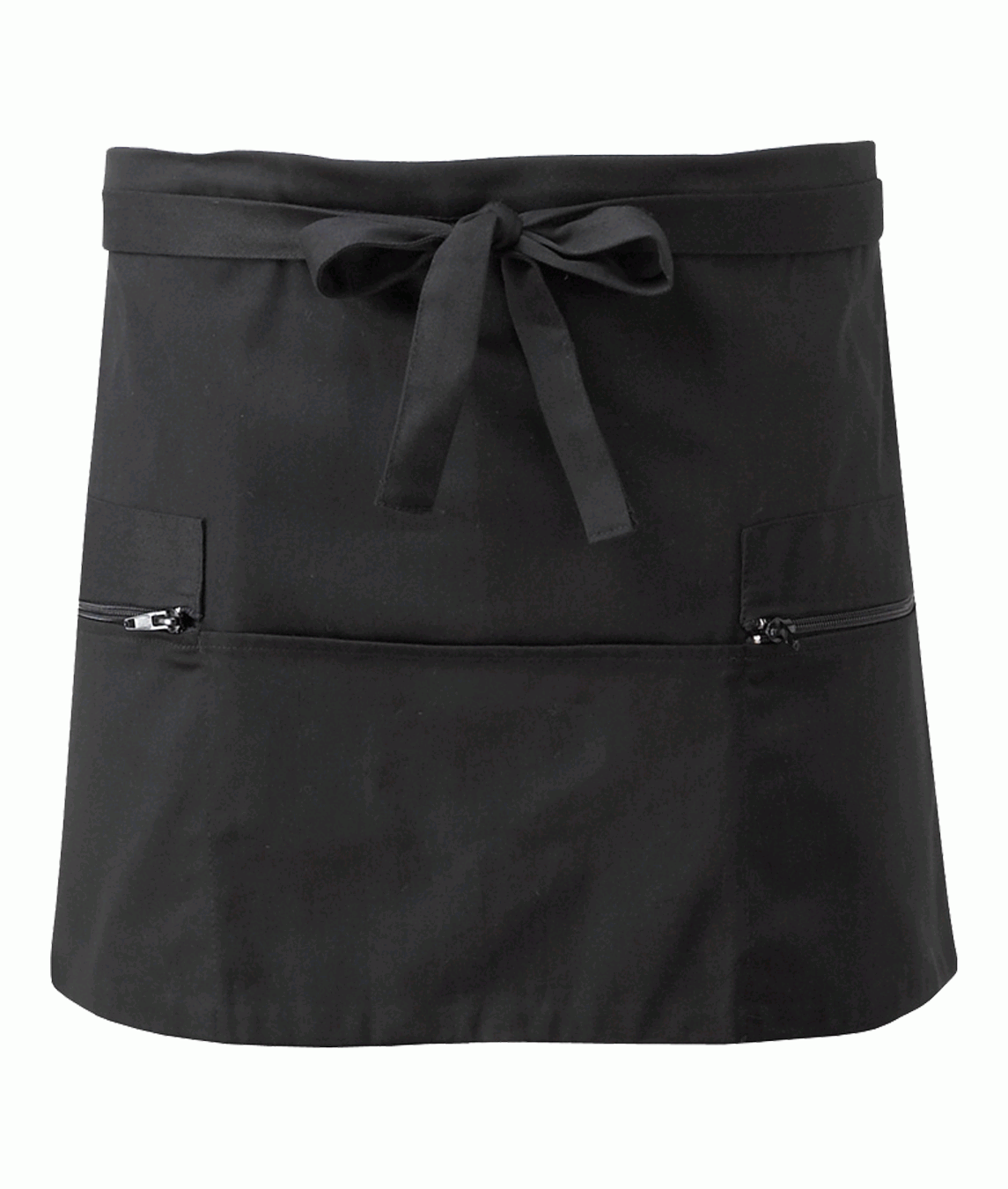 Orbit International Short Apron: Unisex Two Zip Pockets