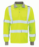 Orbit International Andromeda: Long Sleeve Polo Shirt- Yellow