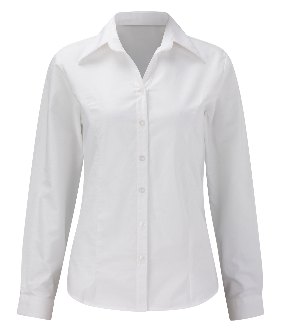 Orbit International Oxford Blouse: Long Sleeve