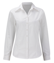 Orbit International Oxford Blouse: Long Sleeve