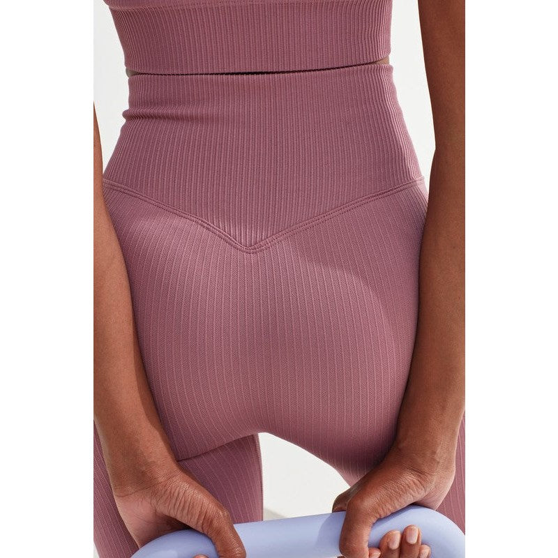 Women's TriDri® Ribbed Seamless 3D Fit Multi-Sport Leggings