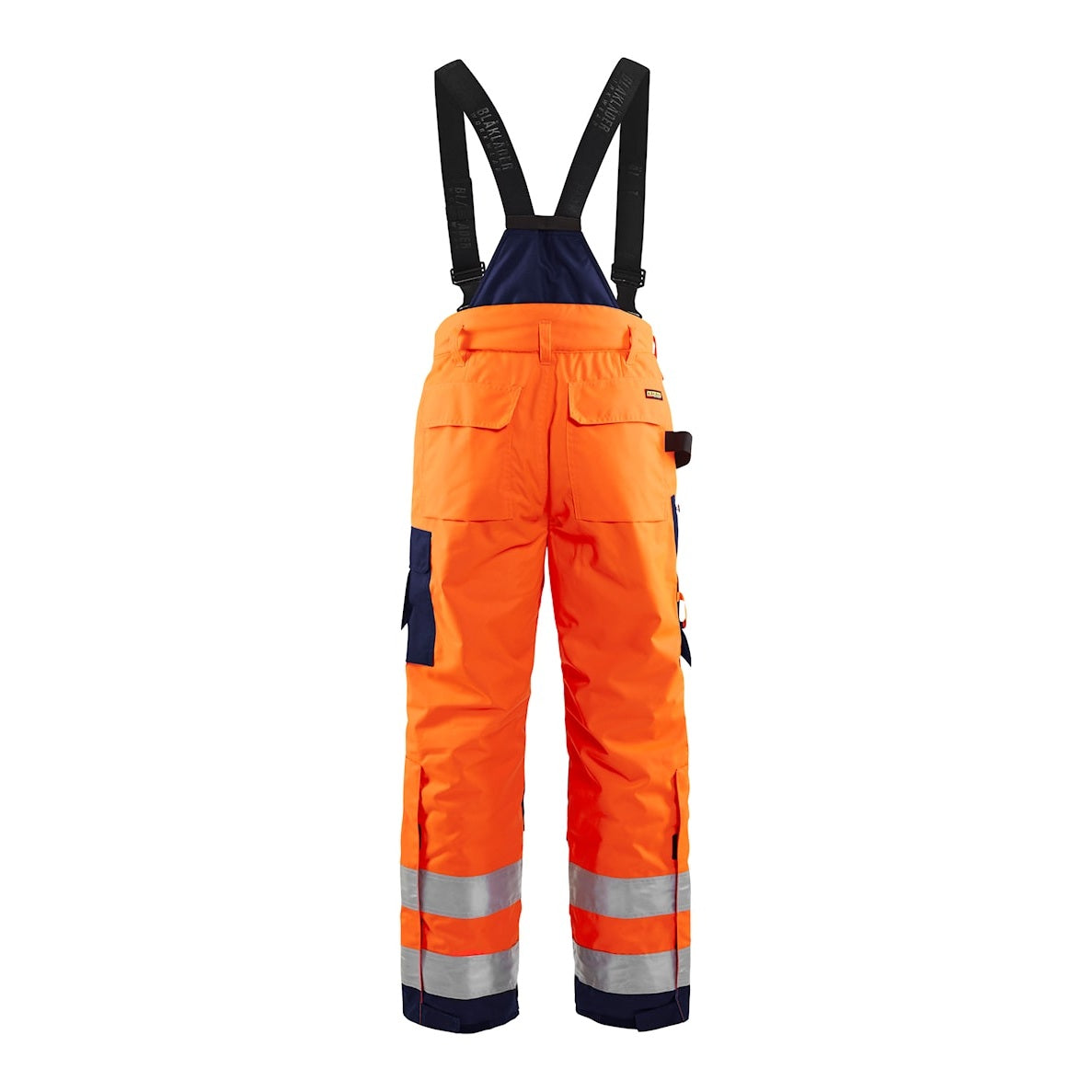 Blaklader Hi-Vis Winter Trousers 1885 - Hi-Vis Orange/Navy Blue