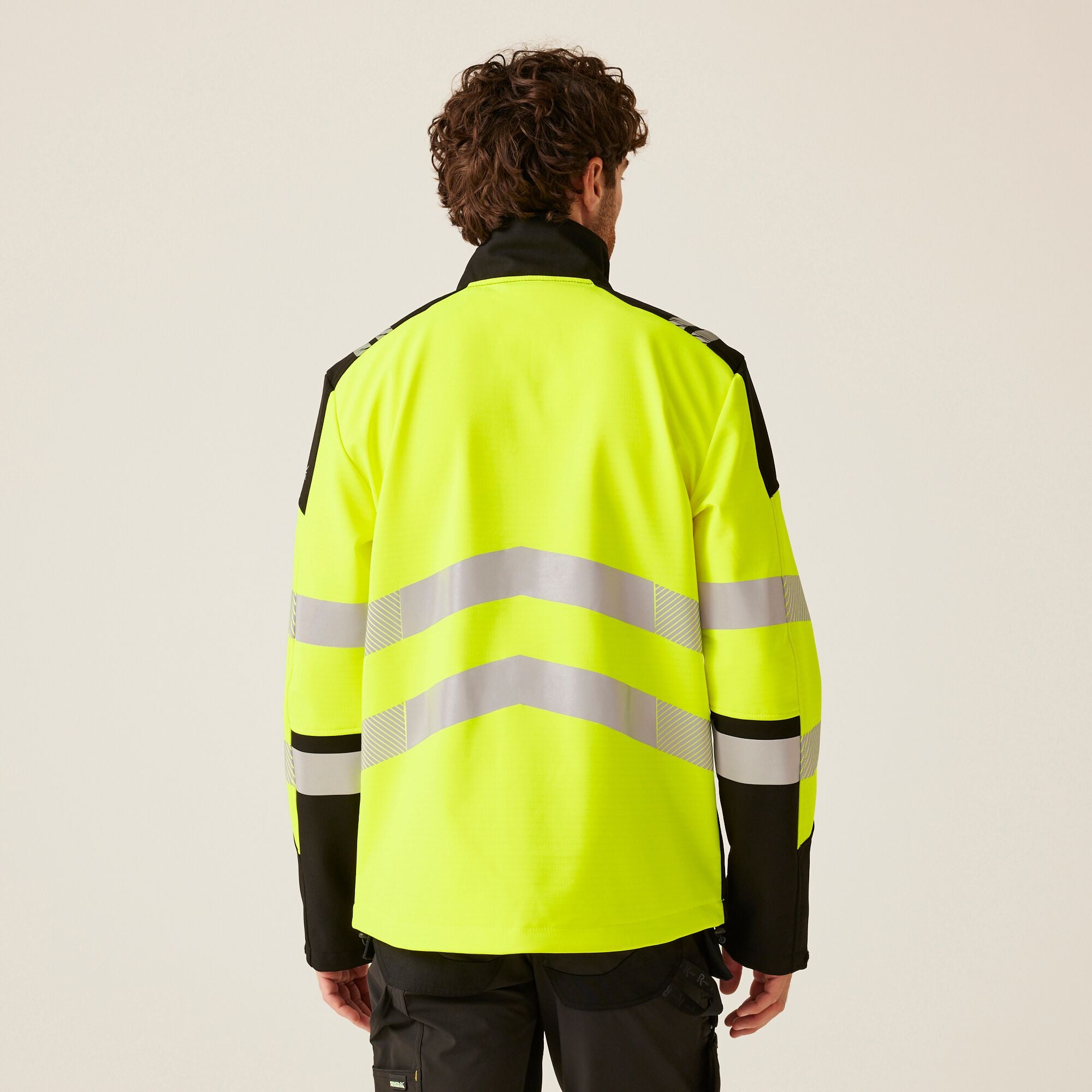 Regatta Professional Mens Hi-Vis X PRO 3 Layer Softshell Jacket - Class 2