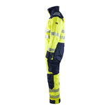 Blaklader Multinorm Winter Overall 6317 #colour_hi-vis-yellow-navy-blue