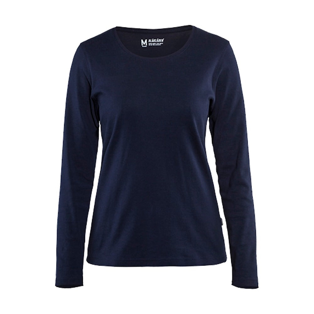 Blaklader Women's Long Sleeved T-Shirt 3301 #colour_navy-blue