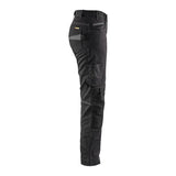 Blaklader Women's Service Trousers with Stretch 7195 #colour_black-dark-grey