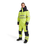 Blaklader Multinorm Winter Overall 6317 #colour_hi-vis-yellow-navy-blue