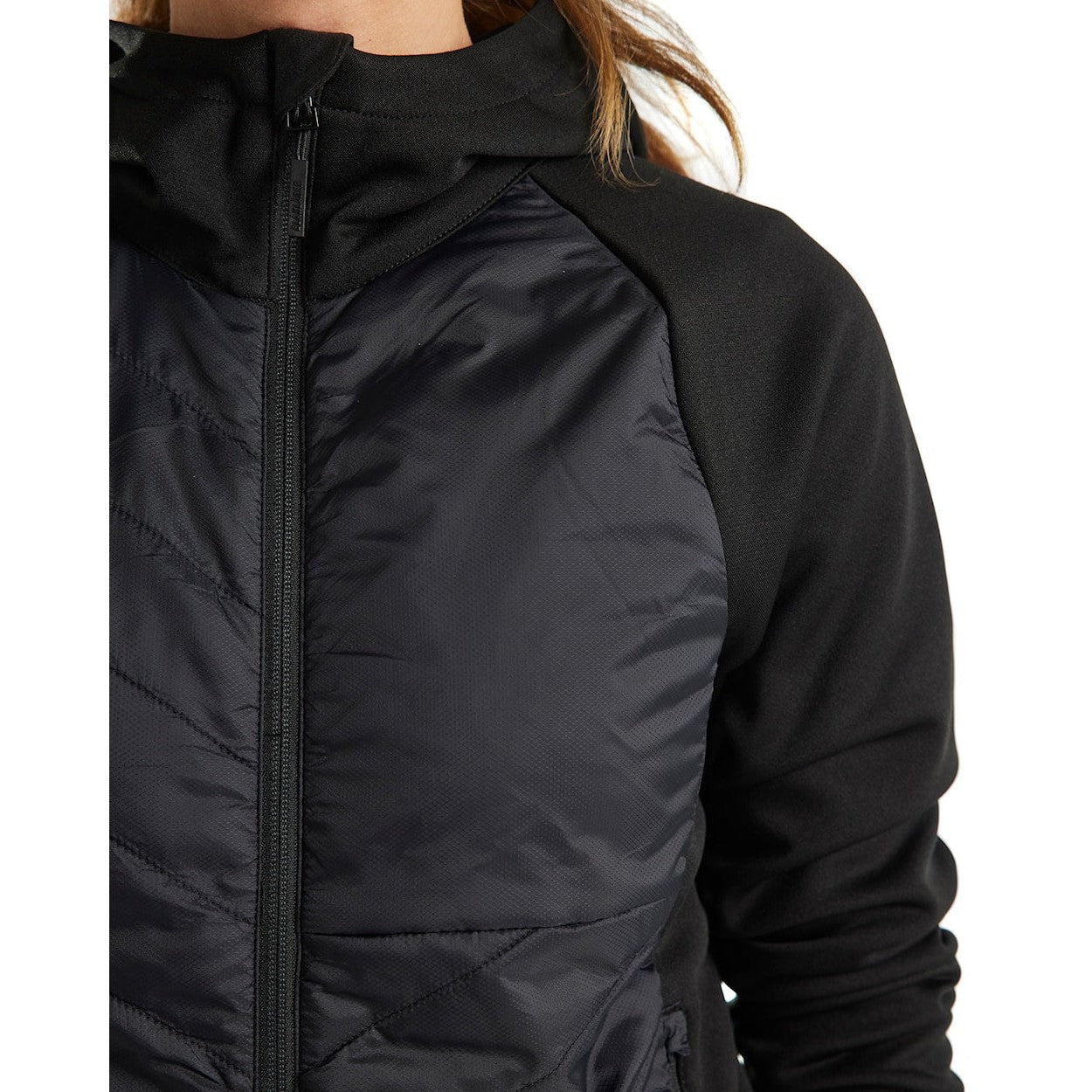 Blaklader Women's Hybrid Sweater 3464 #colour_black-dark-grey