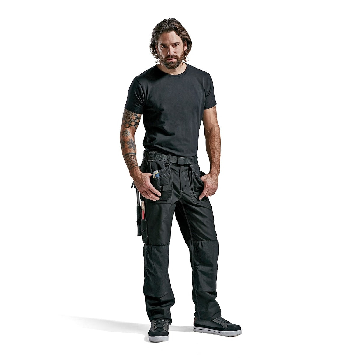 Blaklader Lightweight Craftsman Trousers 1525 #colour_black