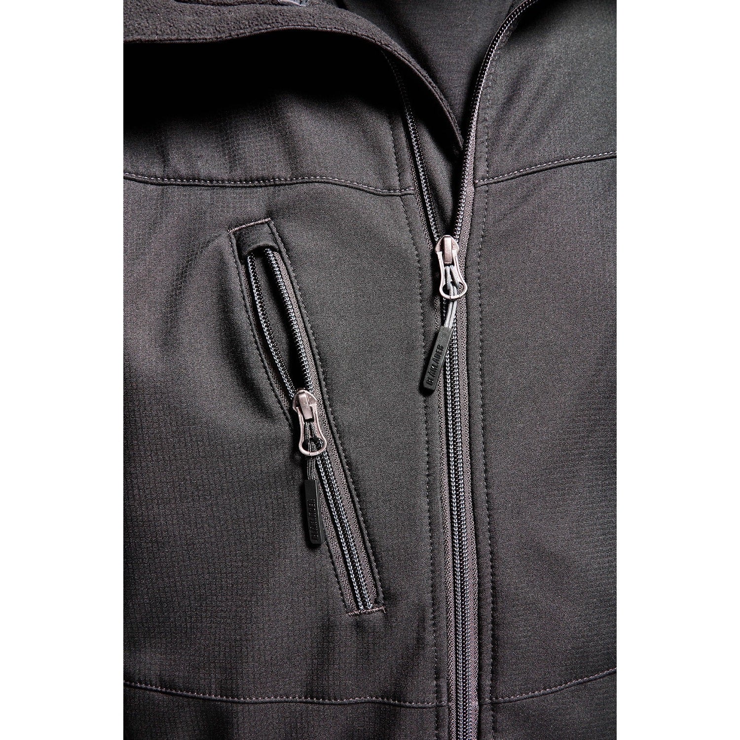 Blaklader Softshell Jacket 4950 #colour_black-dark-grey
