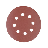 Silverline Hook & Loop Discs Punched 125mm 10Pk - 240 Grit
