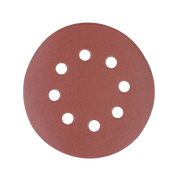 Silverline Hook & Loop Discs Punched 125mm 10Pk - 240 Grit