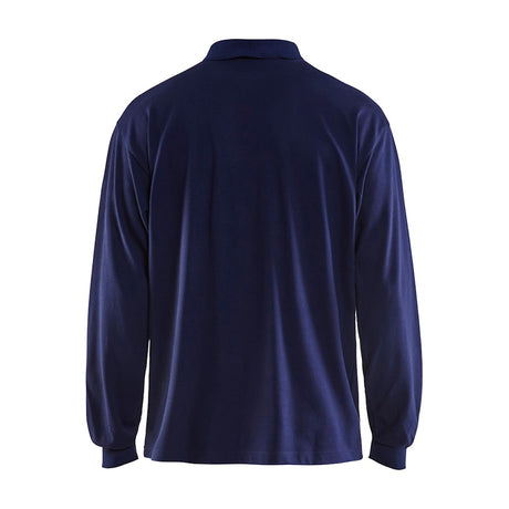Blaklader Flame Resistant Pique Long Sleeved 3374 #colour_navy-blue