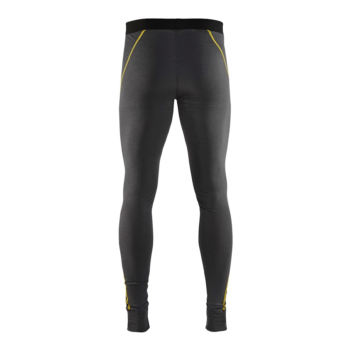 Blaklader Underwear Trousers Xlight, 100% Merino 1844 #colour_dark-grey-yellow