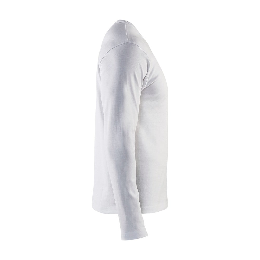 Blaklader T-Shirt Long Sleeved 3314 #colour_white