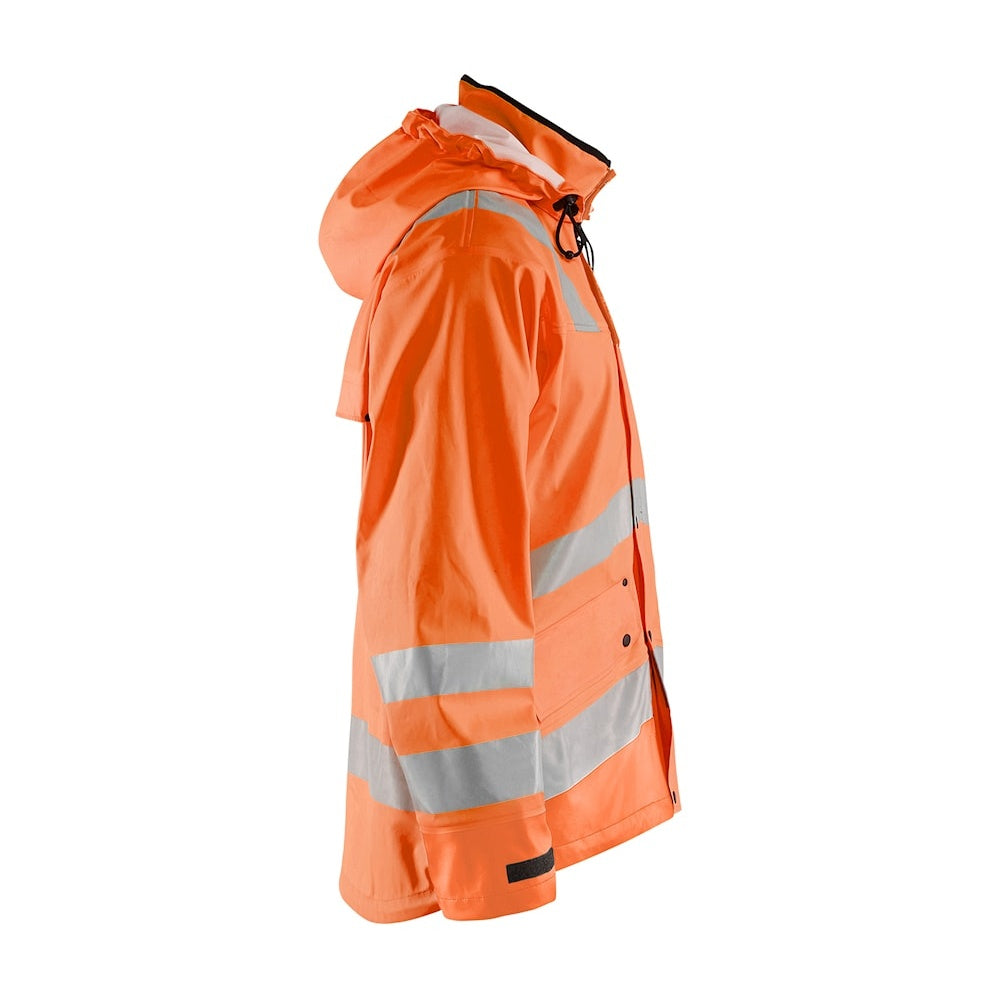 Blaklader Rain Jacket Hi-Vis Level 2 4302 #colour_orange