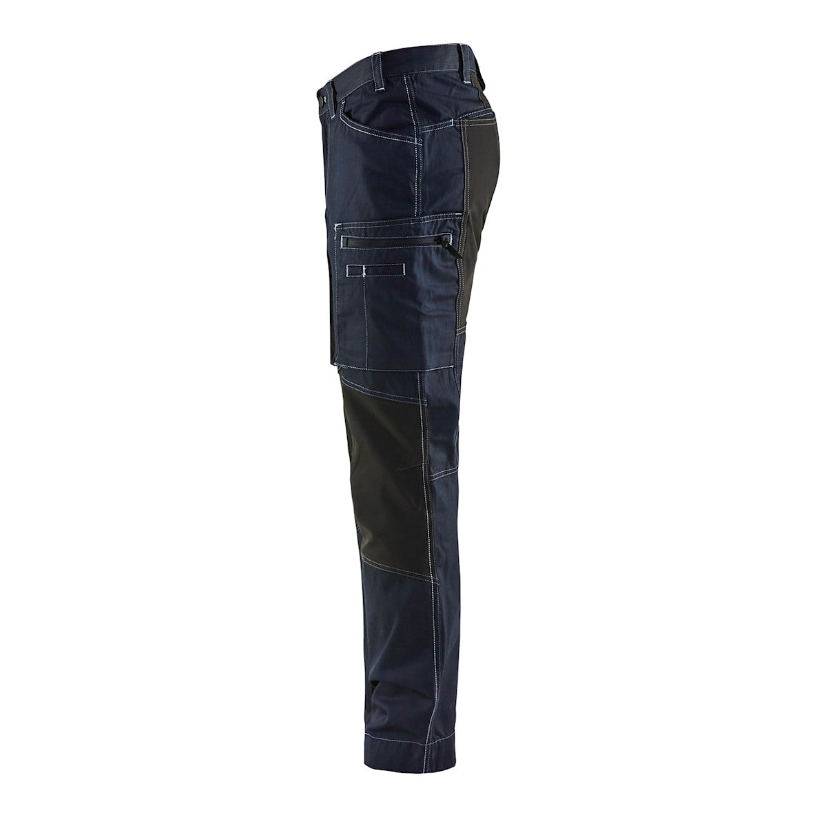 Blaklader Service Trousers with Stretch 14591142 #colour_navy-blue-black