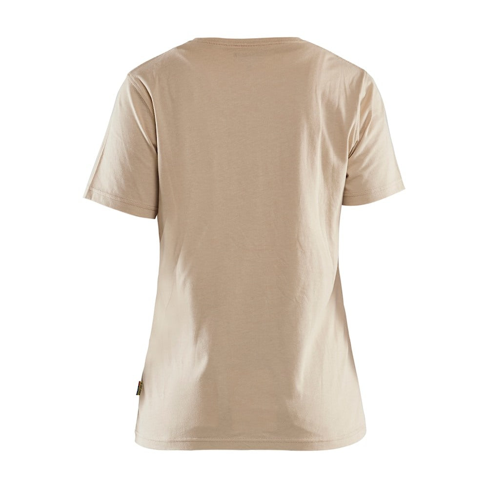 Blaklader Women's T-Shirt 3D 3431 #colour_warm-beige