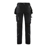 Blaklader Women's 4-Way Stretch Craftsman Trousers 7198 #colour_black