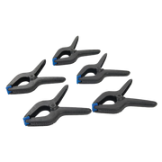 Silverline Spring Clamps 5pk - 200mm Length/100mm Jaw