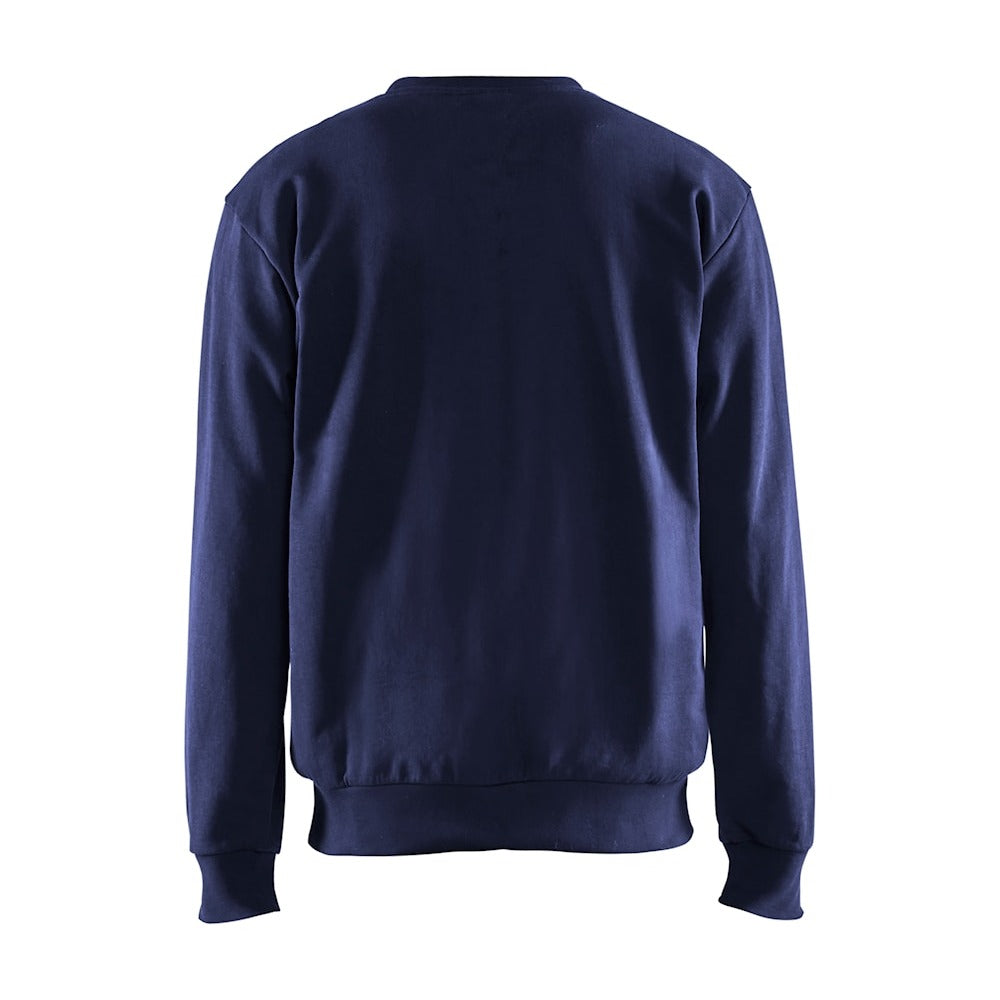 Blaklader Sweatshirt 3580 #colour_navy-blue-cornflower-blue