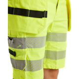 Blaklader Women's Hi-Vis Shorts with Stretch 7186 #colour_hi-vis-yellow