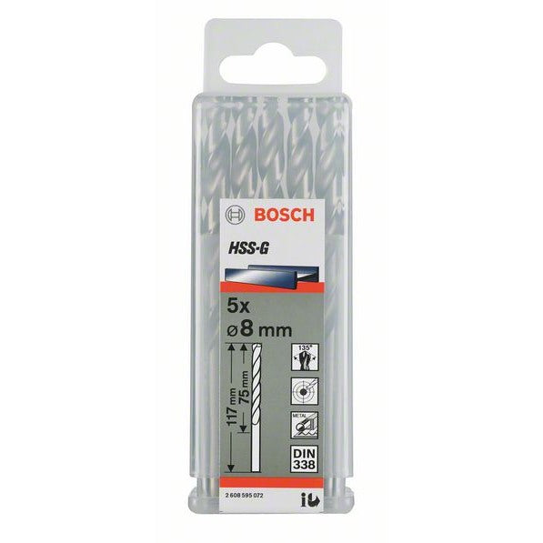Bosch Professional HSS-G, 21/64" x 3 11/32" x 4 5/8"