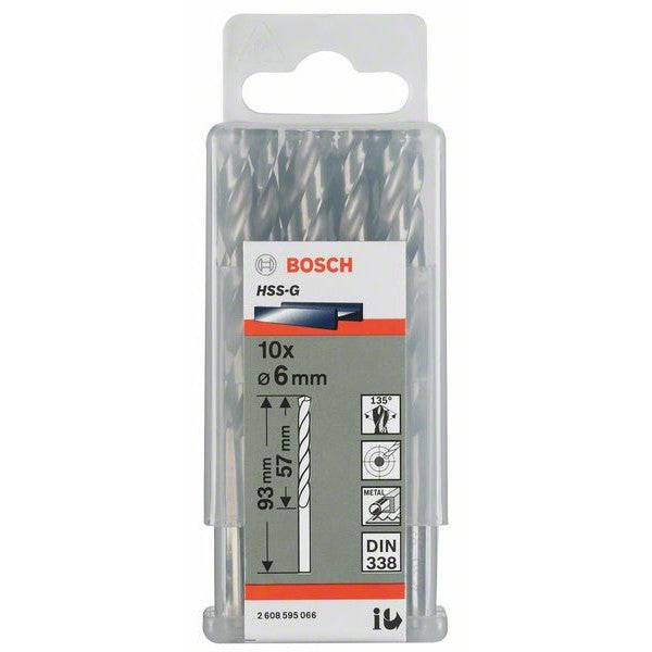 Bosch Professional HSS-G, 7/32" x 2 17/32" x 3 3/4"